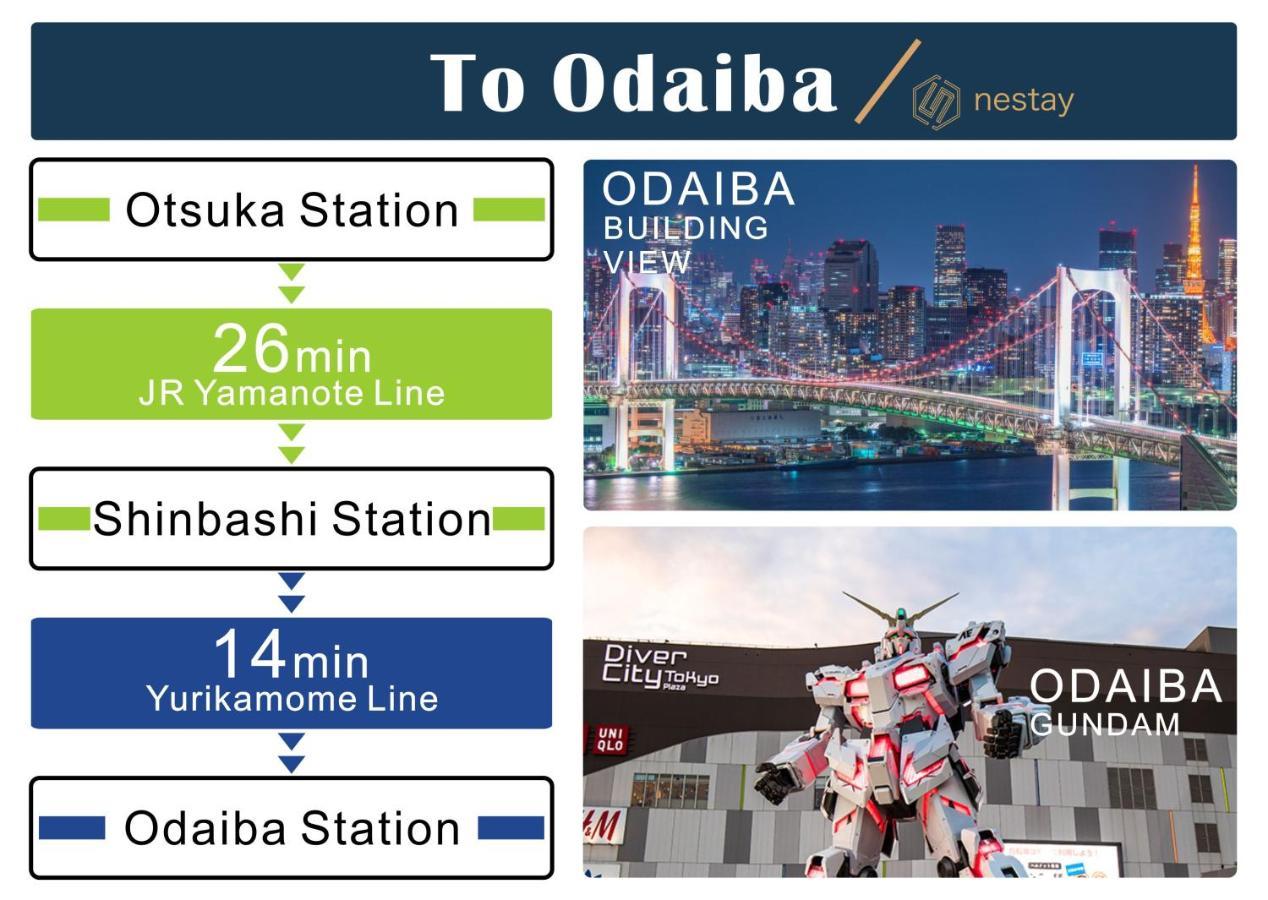 Nestay Inn Tokyo Otsuka 201 Kültér fotó