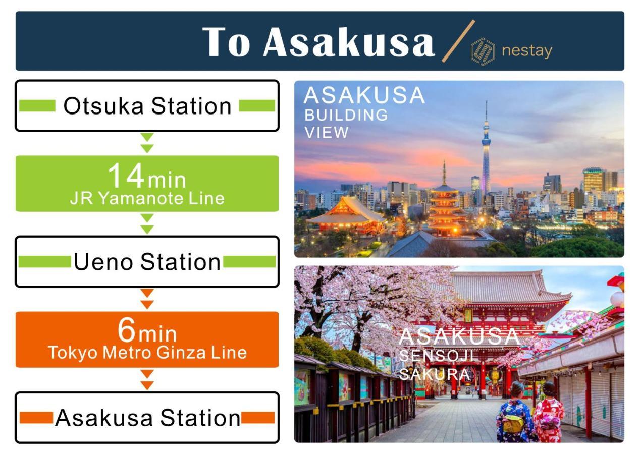 Nestay Inn Tokyo Otsuka 201 Kültér fotó