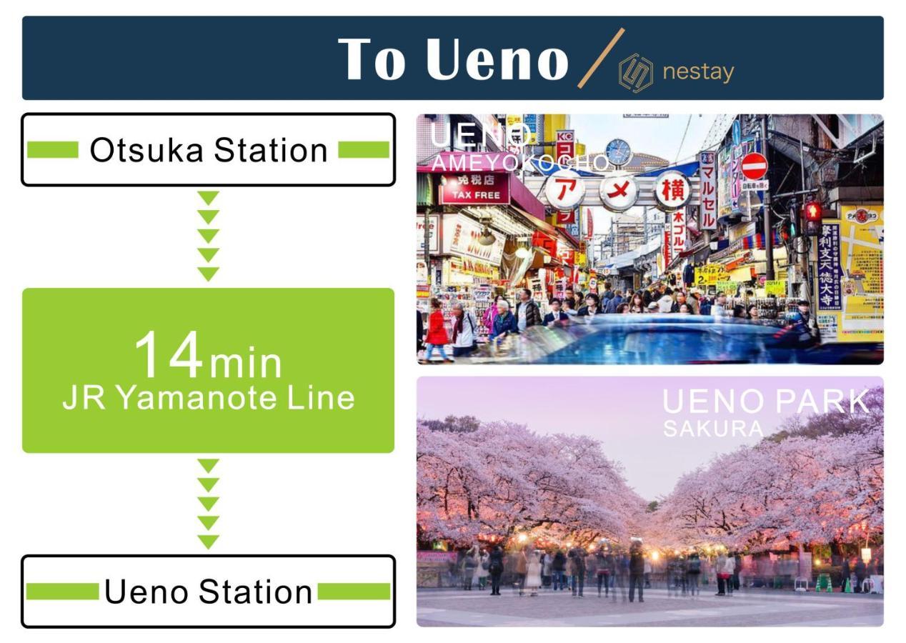Nestay Inn Tokyo Otsuka 201 Kültér fotó