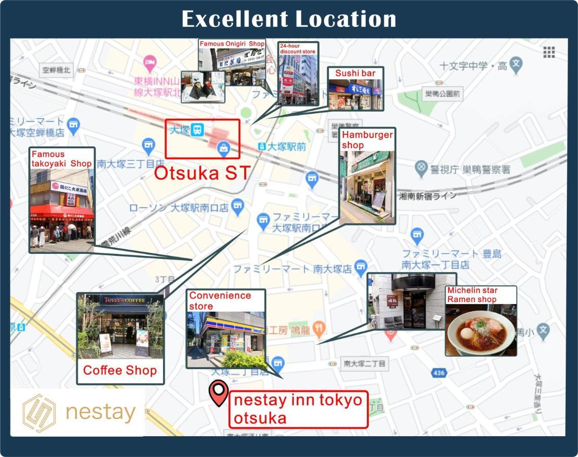 Nestay Inn Tokyo Otsuka 201 Kültér fotó